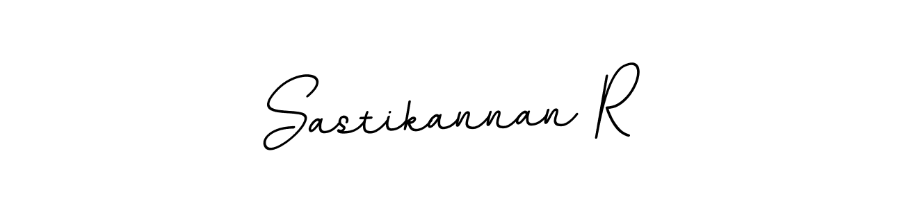 Make a beautiful signature design for name Sastikannan R. With this signature (BallpointsItalic-DORy9) style, you can create a handwritten signature for free. Sastikannan R signature style 11 images and pictures png