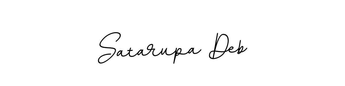 The best way (BallpointsItalic-DORy9) to make a short signature is to pick only two or three words in your name. The name Satarupa Deb include a total of six letters. For converting this name. Satarupa Deb signature style 11 images and pictures png