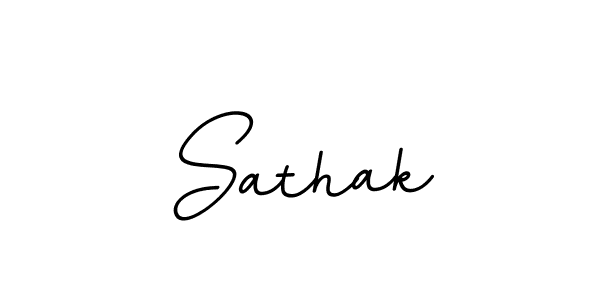 It looks lik you need a new signature style for name Sathak. Design unique handwritten (BallpointsItalic-DORy9) signature with our free signature maker in just a few clicks. Sathak signature style 11 images and pictures png