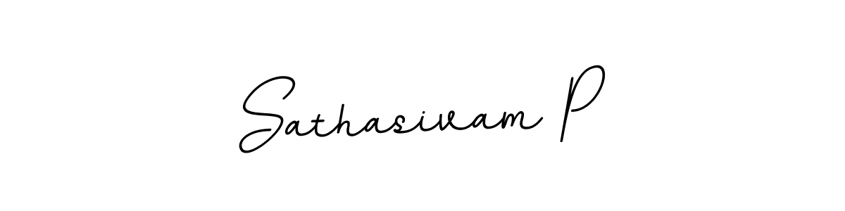 Sathasivam P stylish signature style. Best Handwritten Sign (BallpointsItalic-DORy9) for my name. Handwritten Signature Collection Ideas for my name Sathasivam P. Sathasivam P signature style 11 images and pictures png