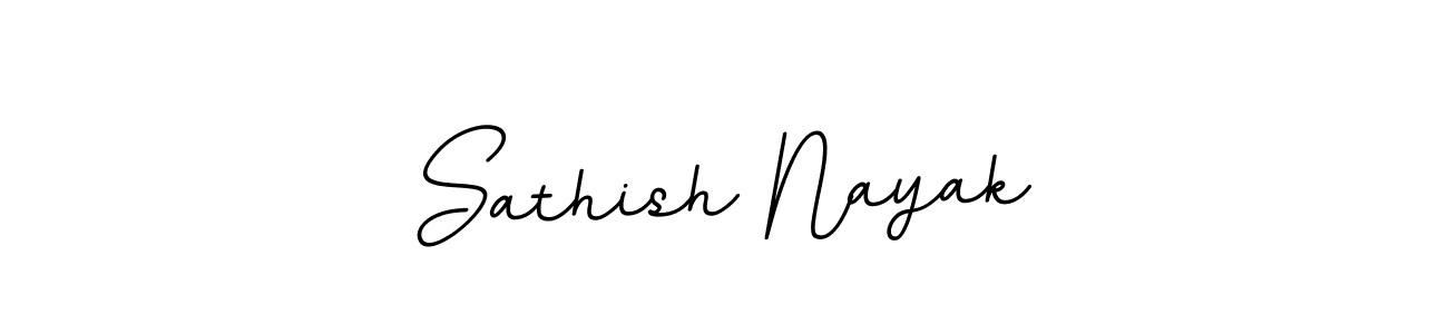 Create a beautiful signature design for name Sathish Nayak. With this signature (BallpointsItalic-DORy9) fonts, you can make a handwritten signature for free. Sathish Nayak signature style 11 images and pictures png