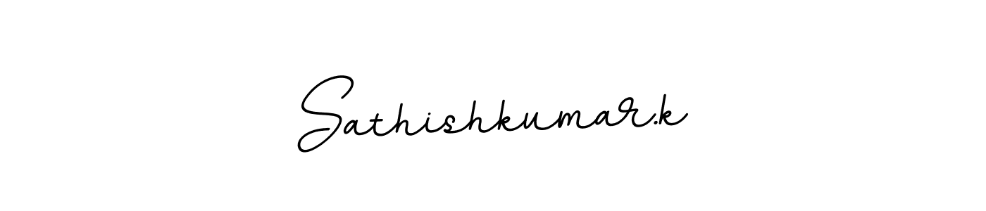 This is the best signature style for the Sathishkumar.k name. Also you like these signature font (BallpointsItalic-DORy9). Mix name signature. Sathishkumar.k signature style 11 images and pictures png