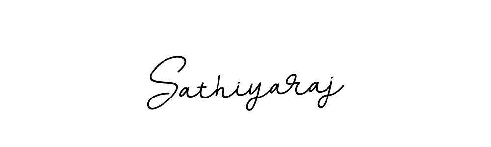 Create a beautiful signature design for name Sathiyaraj. With this signature (BallpointsItalic-DORy9) fonts, you can make a handwritten signature for free. Sathiyaraj signature style 11 images and pictures png