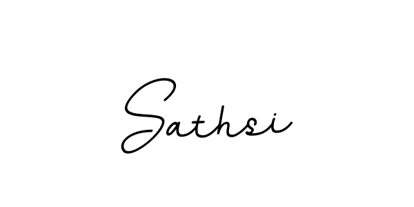 The best way (BallpointsItalic-DORy9) to make a short signature is to pick only two or three words in your name. The name Sathsi include a total of six letters. For converting this name. Sathsi signature style 11 images and pictures png