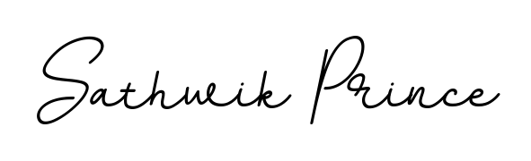Elevate your brand with a stunning Sathwik Prince eSignature. The BallpointsItalic-DORy9 style provides a balanced, flowing aesthetic for everyday signing. Sathwik Prince signature style 11 images and pictures png
