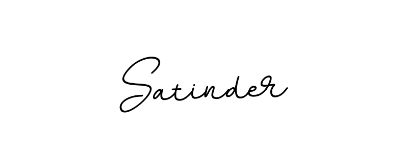 Create a beautiful signature design for name Satinder. With this signature (BallpointsItalic-DORy9) fonts, you can make a handwritten signature for free. Satinder signature style 11 images and pictures png