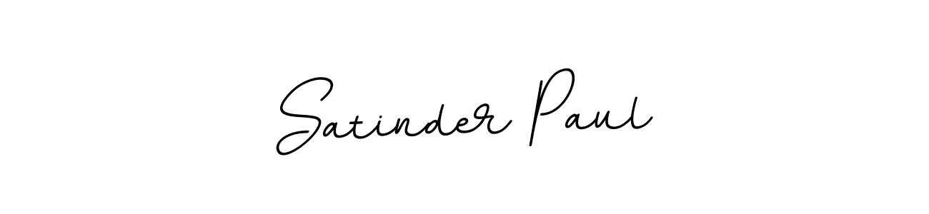 Design your own signature with our free online signature maker. With this signature software, you can create a handwritten (BallpointsItalic-DORy9) signature for name Satinder Paul. Satinder Paul signature style 11 images and pictures png