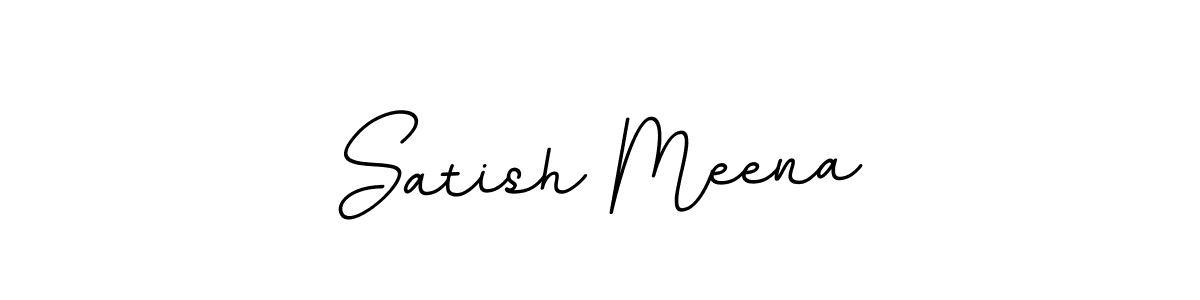How to make Satish Meena signature? BallpointsItalic-DORy9 is a professional autograph style. Create handwritten signature for Satish Meena name. Satish Meena signature style 11 images and pictures png