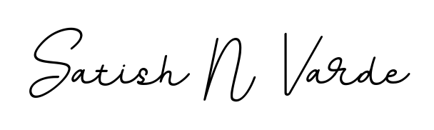 Try this chic Satish N Varde handwritten sign style. Using BallpointsItalic-DORy9 font elements, it gives your name a sleek, memorable identity. Satish N Varde signature style 11 images and pictures png
