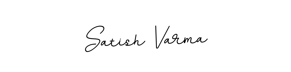 This is the best signature style for the Satish Varma name. Also you like these signature font (BallpointsItalic-DORy9). Mix name signature. Satish Varma signature style 11 images and pictures png