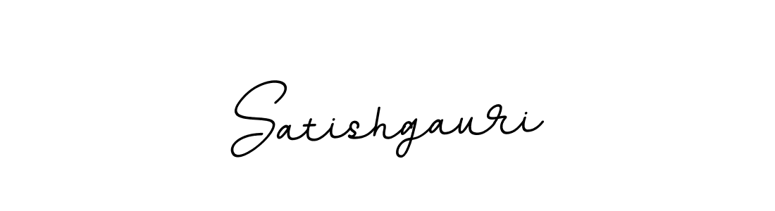 The best way (BallpointsItalic-DORy9) to make a short signature is to pick only two or three words in your name. The name Satishgauri include a total of six letters. For converting this name. Satishgauri signature style 11 images and pictures png