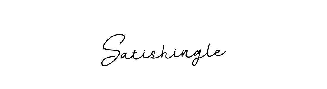 Make a beautiful signature design for name Satishingle. With this signature (BallpointsItalic-DORy9) style, you can create a handwritten signature for free. Satishingle signature style 11 images and pictures png