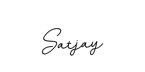 Satjay stylish signature style. Best Handwritten Sign (BallpointsItalic-DORy9) for my name. Handwritten Signature Collection Ideas for my name Satjay. Satjay signature style 11 images and pictures png