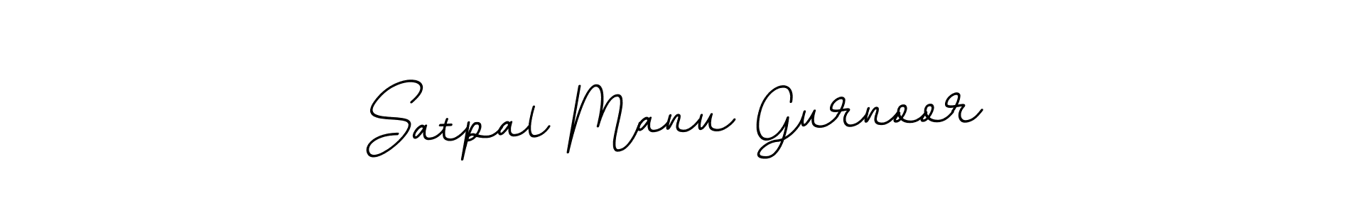 Create a beautiful signature design for name Satpal Manu Gurnoor. With this signature (BallpointsItalic-DORy9) fonts, you can make a handwritten signature for free. Satpal Manu Gurnoor signature style 11 images and pictures png