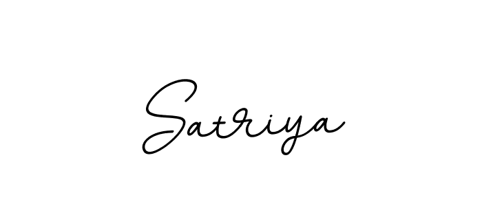 Design your own signature with our free online signature maker. With this signature software, you can create a handwritten (BallpointsItalic-DORy9) signature for name Satriya. Satriya signature style 11 images and pictures png