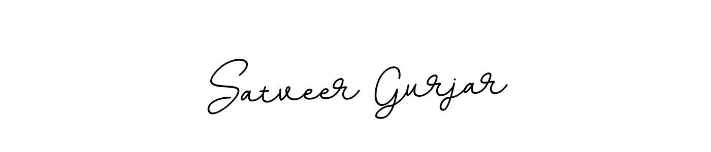 You should practise on your own different ways (BallpointsItalic-DORy9) to write your name (Satveer Gurjar) in signature. don't let someone else do it for you. Satveer Gurjar signature style 11 images and pictures png