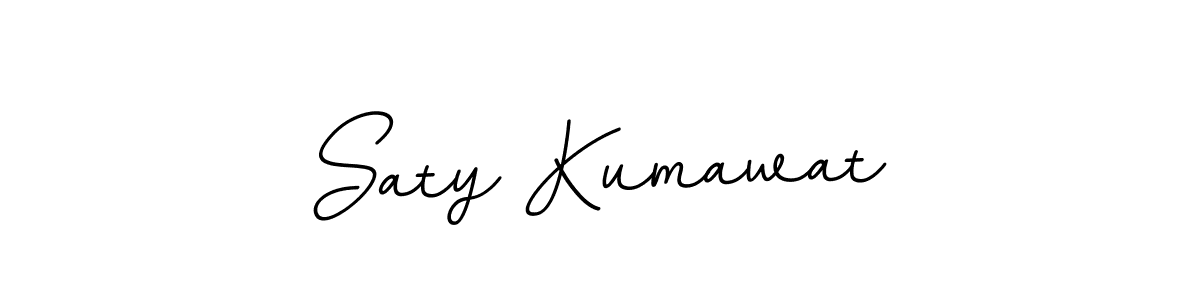 Make a beautiful signature design for name Saty Kumawat. With this signature (BallpointsItalic-DORy9) style, you can create a handwritten signature for free. Saty Kumawat signature style 11 images and pictures png