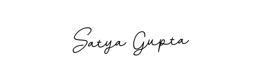 How to make Satya Gupta name signature. Use BallpointsItalic-DORy9 style for creating short signs online. This is the latest handwritten sign. Satya Gupta signature style 11 images and pictures png