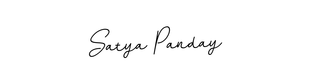 Make a beautiful signature design for name Satya Panday. With this signature (BallpointsItalic-DORy9) style, you can create a handwritten signature for free. Satya Panday signature style 11 images and pictures png