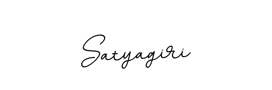 How to make Satyagiri name signature. Use BallpointsItalic-DORy9 style for creating short signs online. This is the latest handwritten sign. Satyagiri signature style 11 images and pictures png