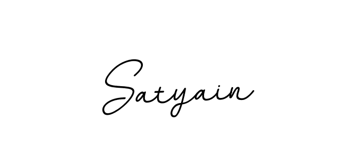 It looks lik you need a new signature style for name Satyain. Design unique handwritten (BallpointsItalic-DORy9) signature with our free signature maker in just a few clicks. Satyain signature style 11 images and pictures png