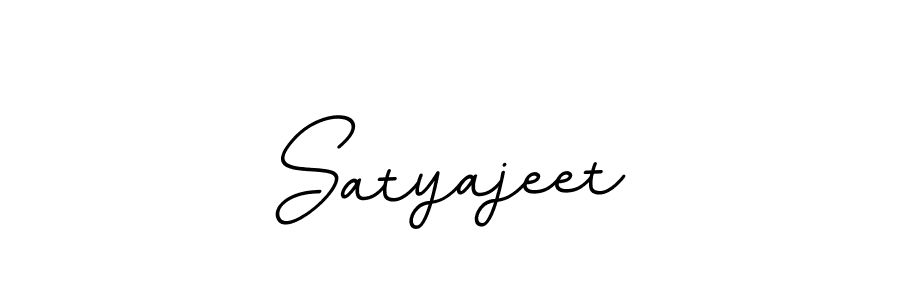Make a beautiful signature design for name Satyajeet. With this signature (BallpointsItalic-DORy9) style, you can create a handwritten signature for free. Satyajeet signature style 11 images and pictures png