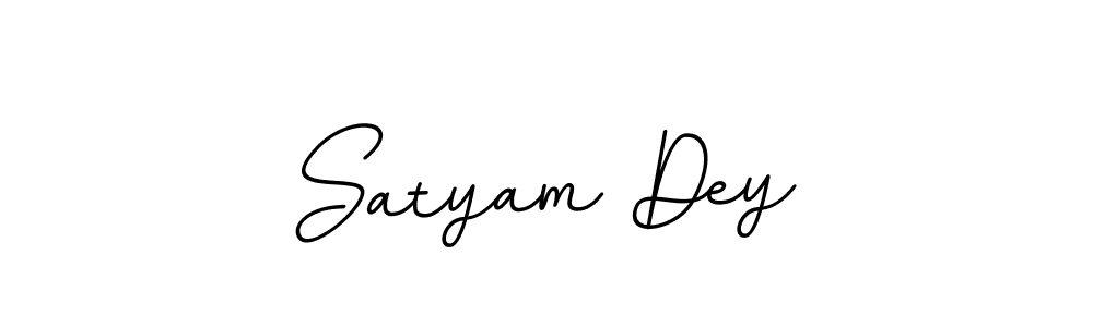 The best way (BallpointsItalic-DORy9) to make a short signature is to pick only two or three words in your name. The name Satyam Dey include a total of six letters. For converting this name. Satyam Dey signature style 11 images and pictures png