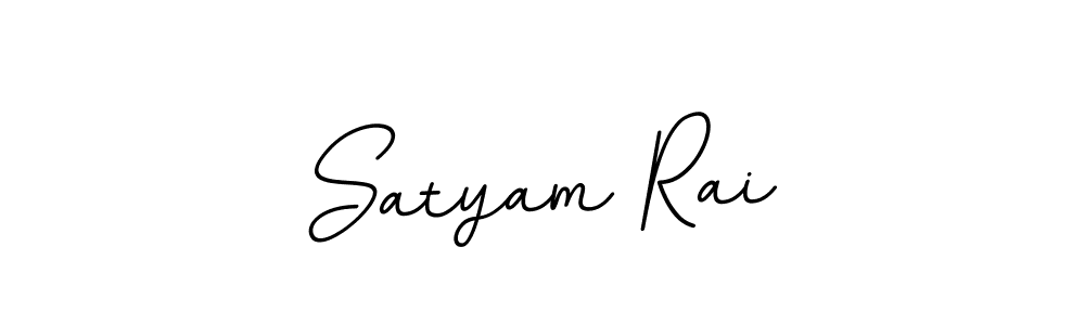 How to make Satyam Rai name signature. Use BallpointsItalic-DORy9 style for creating short signs online. This is the latest handwritten sign. Satyam Rai signature style 11 images and pictures png