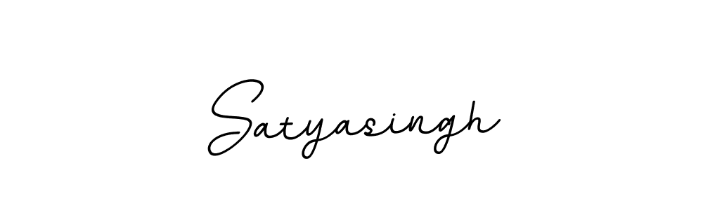 Use a signature maker to create a handwritten signature online. With this signature software, you can design (BallpointsItalic-DORy9) your own signature for name Satyasingh. Satyasingh signature style 11 images and pictures png