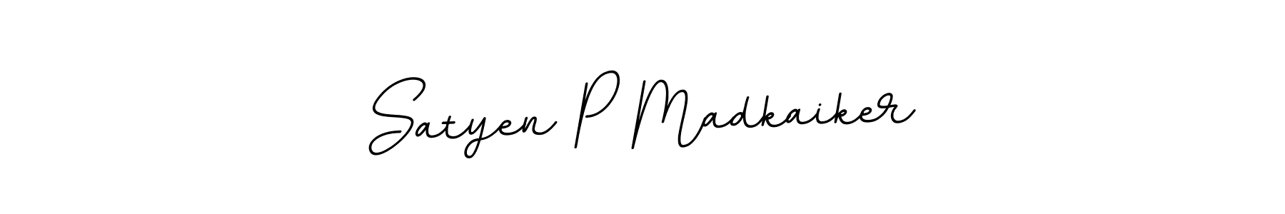 The best way (BallpointsItalic-DORy9) to make a short signature is to pick only two or three words in your name. The name Satyen P Madkaiker include a total of six letters. For converting this name. Satyen P Madkaiker signature style 11 images and pictures png