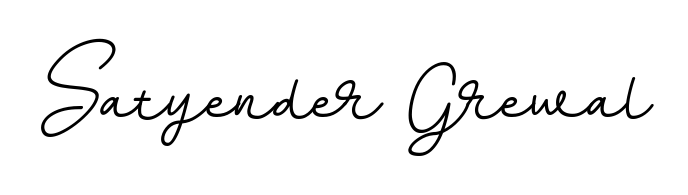Get inspired by this graceful BallpointsItalic-DORy9 signature style for name Satyender Grewal. Smooth loops and balanced proportions for everyday use. Satyender Grewal signature style 11 images and pictures png