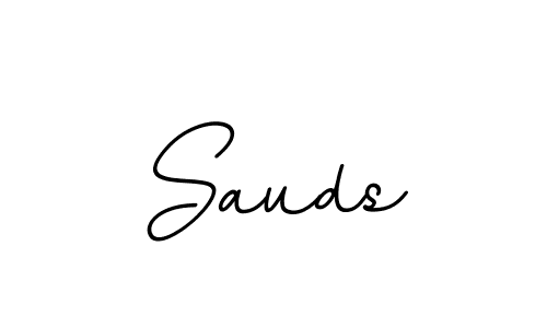 You should practise on your own different ways (BallpointsItalic-DORy9) to write your name (Sauds) in signature. don't let someone else do it for you. Sauds signature style 11 images and pictures png