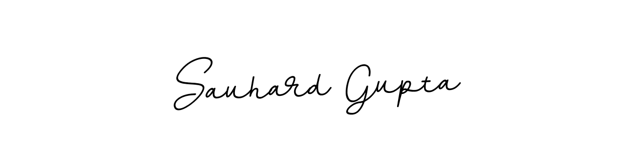 This is the best signature style for the Sauhard Gupta name. Also you like these signature font (BallpointsItalic-DORy9). Mix name signature. Sauhard Gupta signature style 11 images and pictures png