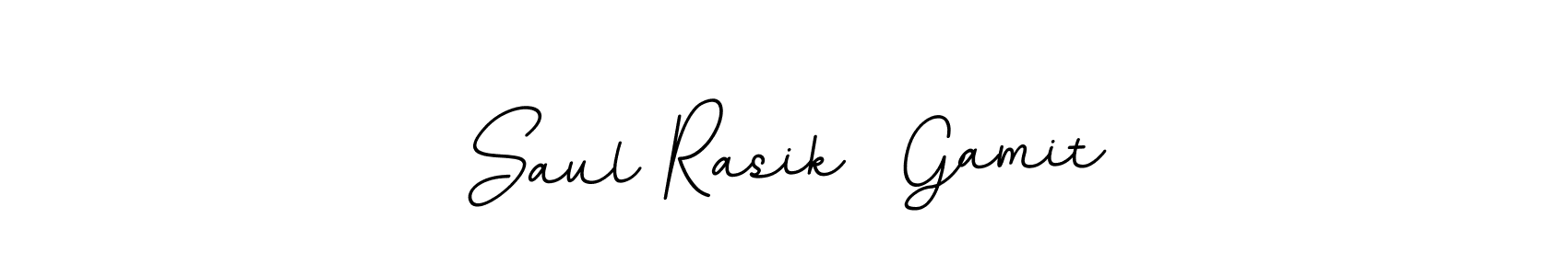 You can use this online signature creator to create a handwritten signature for the name Saul Rasik  Gamit. This is the best online autograph maker. Saul Rasik  Gamit signature style 11 images and pictures png