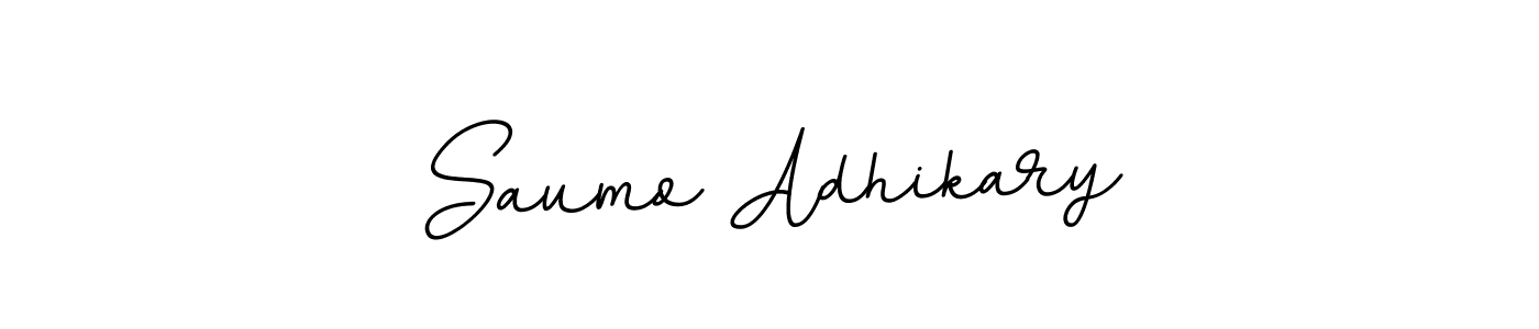 if you are searching for the best signature style for your name Saumo Adhikary. so please give up your signature search. here we have designed multiple signature styles  using BallpointsItalic-DORy9. Saumo Adhikary signature style 11 images and pictures png