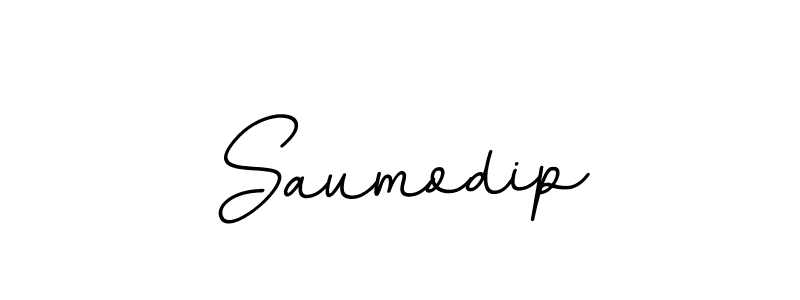 Design your own signature with our free online signature maker. With this signature software, you can create a handwritten (BallpointsItalic-DORy9) signature for name Saumodip. Saumodip signature style 11 images and pictures png