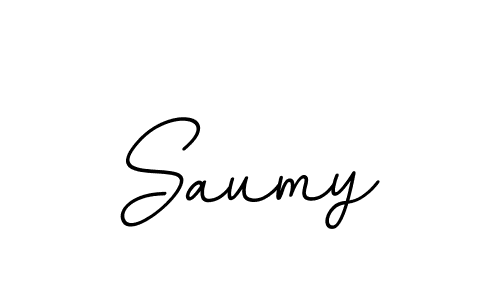 Make a beautiful signature design for name Saumy. With this signature (BallpointsItalic-DORy9) style, you can create a handwritten signature for free. Saumy signature style 11 images and pictures png