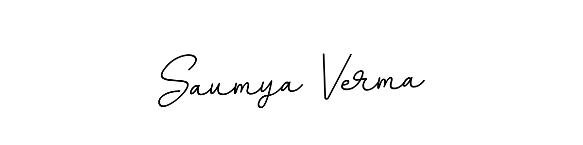 It looks lik you need a new signature style for name Saumya Verma. Design unique handwritten (BallpointsItalic-DORy9) signature with our free signature maker in just a few clicks. Saumya Verma signature style 11 images and pictures png