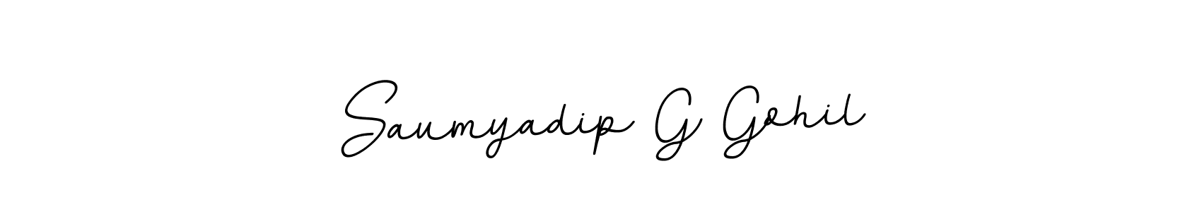 Make a short Saumyadip G Gohil signature style. Manage your documents anywhere anytime using BallpointsItalic-DORy9. Create and add eSignatures, submit forms, share and send files easily. Saumyadip G Gohil signature style 11 images and pictures png