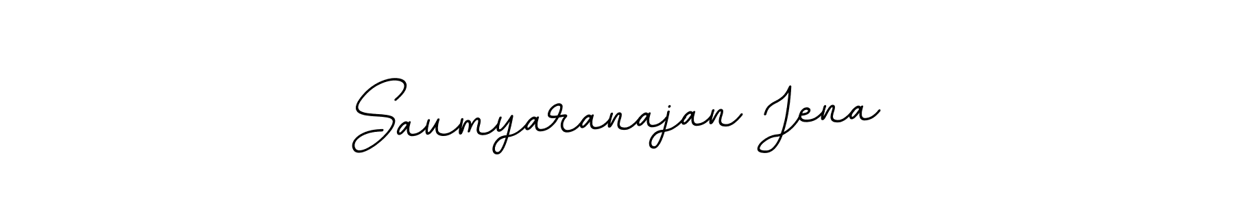 This is the best signature style for the Saumyaranajan Jena name. Also you like these signature font (BallpointsItalic-DORy9). Mix name signature. Saumyaranajan Jena signature style 11 images and pictures png