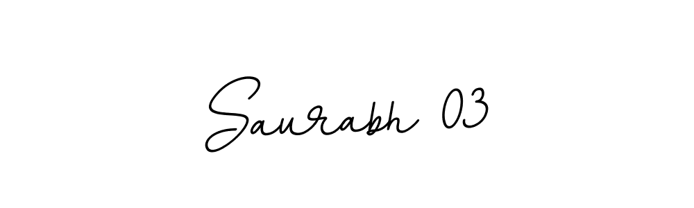 Make a beautiful signature design for name Saurabh 03. With this signature (BallpointsItalic-DORy9) style, you can create a handwritten signature for free. Saurabh 03 signature style 11 images and pictures png