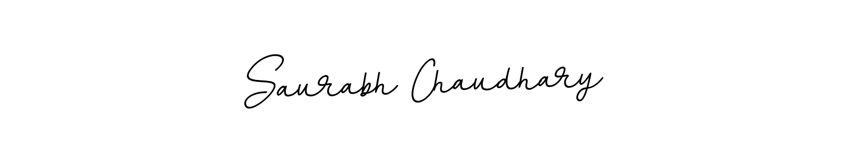 Make a beautiful signature design for name Saurabh Chaudhary. With this signature (BallpointsItalic-DORy9) style, you can create a handwritten signature for free. Saurabh Chaudhary signature style 11 images and pictures png