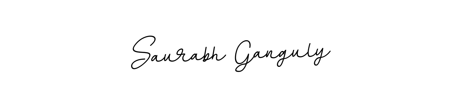 Use a signature maker to create a handwritten signature online. With this signature software, you can design (BallpointsItalic-DORy9) your own signature for name Saurabh Ganguly. Saurabh Ganguly signature style 11 images and pictures png