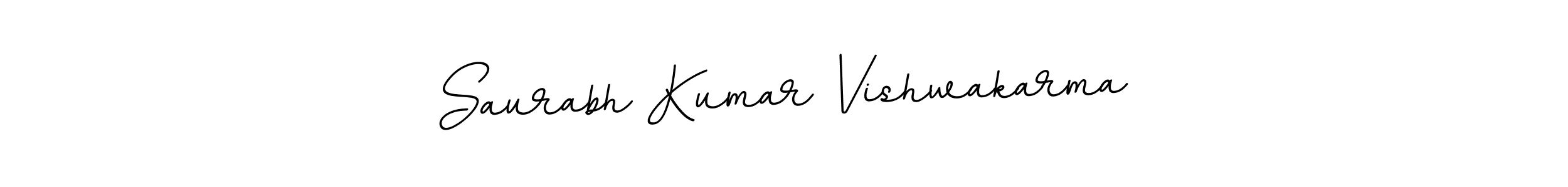 Use a signature maker to create a handwritten signature online. With this signature software, you can design (BallpointsItalic-DORy9) your own signature for name Saurabh Kumar Vishwakarma. Saurabh Kumar Vishwakarma signature style 11 images and pictures png