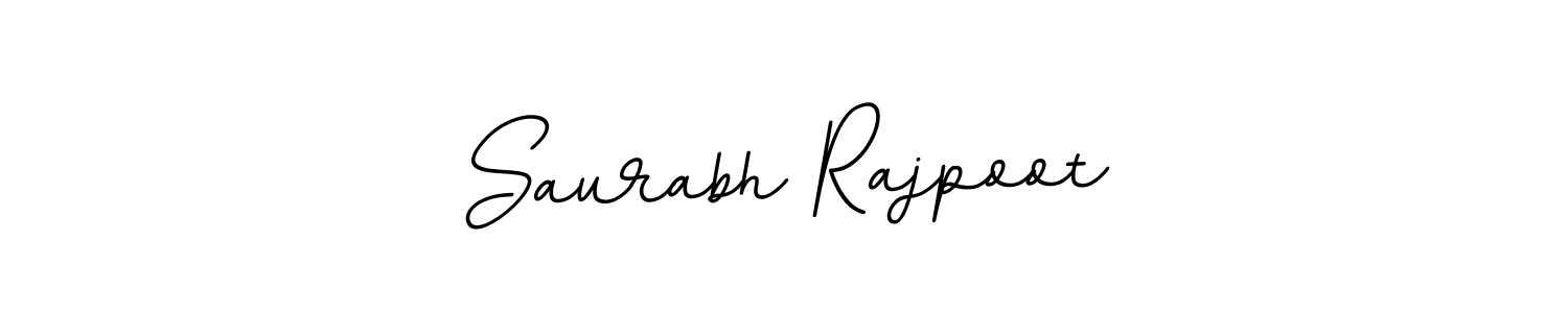 How to make Saurabh Rajpoot name signature. Use BallpointsItalic-DORy9 style for creating short signs online. This is the latest handwritten sign. Saurabh Rajpoot signature style 11 images and pictures png