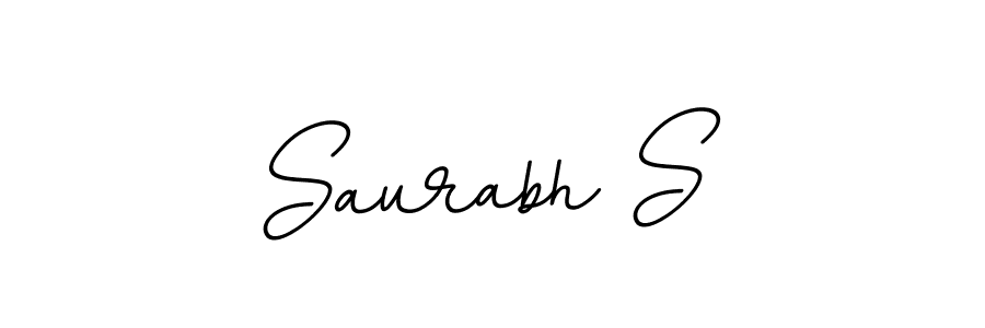 You should practise on your own different ways (BallpointsItalic-DORy9) to write your name (Saurabh S) in signature. don't let someone else do it for you. Saurabh S signature style 11 images and pictures png