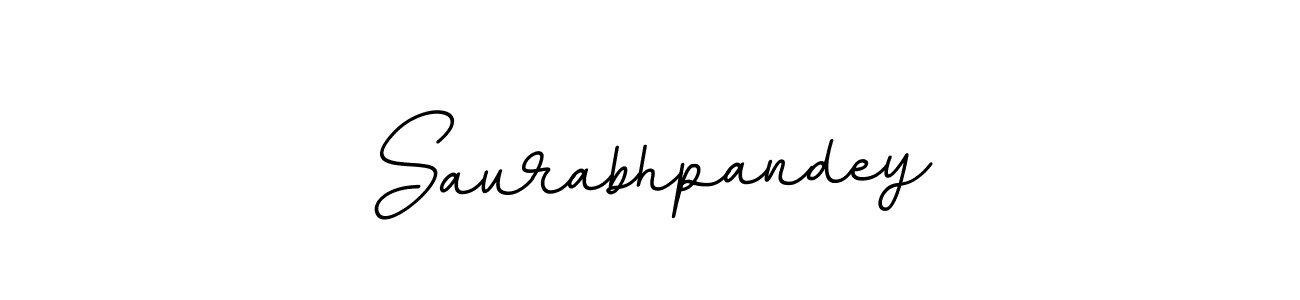 The best way (BallpointsItalic-DORy9) to make a short signature is to pick only two or three words in your name. The name Saurabhpandey include a total of six letters. For converting this name. Saurabhpandey signature style 11 images and pictures png