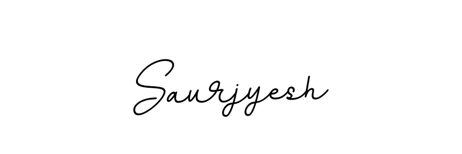 Saurjyesh stylish signature style. Best Handwritten Sign (BallpointsItalic-DORy9) for my name. Handwritten Signature Collection Ideas for my name Saurjyesh. Saurjyesh signature style 11 images and pictures png