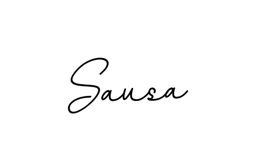 Design your own signature with our free online signature maker. With this signature software, you can create a handwritten (BallpointsItalic-DORy9) signature for name Sausa. Sausa signature style 11 images and pictures png