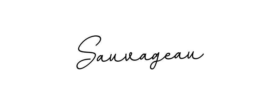 if you are searching for the best signature style for your name Sauvageau. so please give up your signature search. here we have designed multiple signature styles  using BallpointsItalic-DORy9. Sauvageau signature style 11 images and pictures png